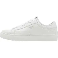 Pepe Jeans for woman. PLS31539 Trainers Adams Snaky white (38), Flat, Laces, Casual