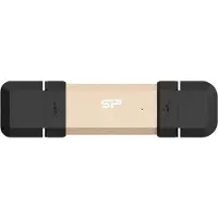 Silicon Power DS72, 500 GB, USB Type-A / USB Type-C, 3.2 Gen 2 (3.1 Gen 2), 1050 MB/s, Suojus, Kulta (SP500GBUC3S72VPG)