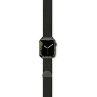 EPICO Apple Watch 38/40/41 mm -milanolaisranneke, Tummanvihreä