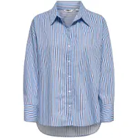 ONLY Onloregon Nano Ls Shirt Wvn - Blue - S