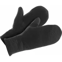 Woolpower Mittens 400 Black Ulkoiluhanskat Sort L