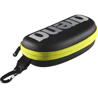 Arena Uimalasikotelo - Black/Hopea/Fluo Yellow - - OneSize - Uimalasit