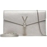 Valentino for woman. VBS9XJ17 Shoulder bag with silver metallic details (OSFA), Casual, Polyurethane