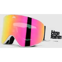 Horsefeathers Edmond White Laskettelulasit mirror pink Koko Uni