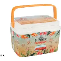 Huismerk Exotic Summer Life Story Fridge 5l Portable Cooler Kirkas