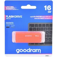 Goodram 16GB UME3 PenDrive USB 3.0 - Oranssi