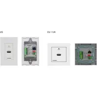 Kramer WP-789T/EU-80/86(W) TTER WITH RS-232 & IR OVER LONG-REACH HDBASET (EU, UK, US-D) (50-805180190)