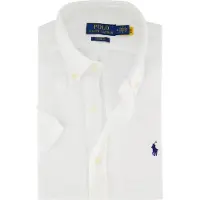 Ralph Lauren Custom Fit Linen Shirt - White - S