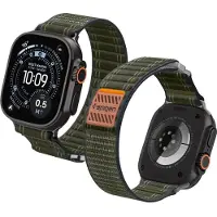 Spigen Fabric Band (hook-and-loop) - green - Apple Watch 49mm/46mm/45mm/44mm