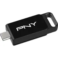 PNY Elite, 128 GB, USB Type-C, 3.2 Gen 1 (3.1 Gen 1), 120 MB/s, Liuku, Musta (P-FD128ELC-GE)