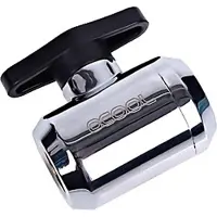Alphacool Eiszapfen 2-suuntainen palloventtiili, G1/4, hopea/musta