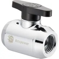 Bitspower Hopea Shining Mini Valve With Musta Kahva
