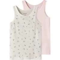 Name it Nmftank Top 2P Jet Stream Flower Noos - Cream - 104