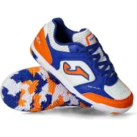 Joma Top Flex In - Valkoinen/sininen/oranssi Lapset - Sisäpeli (Ic), koko 37