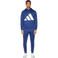 Adidas Treenipuku tummansininen / valkoinen