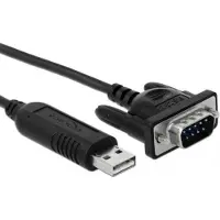 DeLOCK – USB 2.0 to serial RS-232 adapter with compact serial connector housing (66282)