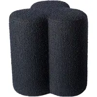 Pols Potten Stool Clover Boucle - Navy - W37X D37X H45CM