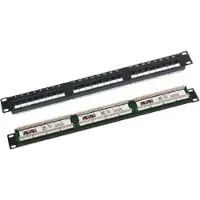 Q-LANTEC UTP cat.6 patchpanel 19 inches 1U 24xRJ45 LSA