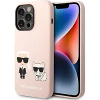 Karl Lagerfeld Klhmp14lsskci Iphone 14 Pro 6.1 Silicone Karl&choupette Puhelinkotelo