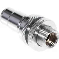 Alphacool ES quick release BLH1A PushIn Male IT with bulkhead fitting
