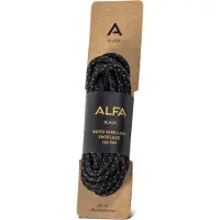 Alfa Shoe laces Black Kenkätarvikkeet 180cm