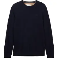 Tom Tailor Basic Crewneck Knit - Navy - XL