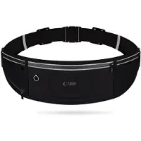 TechProtection M3 Universal Sport vyötärölaukku pullonpidikkeellä - 6.9 - musta