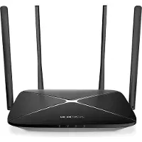 Mercusys AC12G -reititin, Wi-Fi 5, AC1200, Dual-band, musta