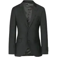 Hackett London for man. HM441678 Dark gray plain Wool Americana (38/32), Casual, Grey, Classic