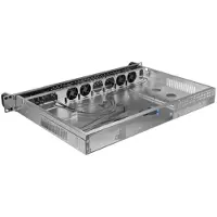 Lanberg SC01-3001-10B, Teline ( 1U ), Musta, 4 tuuletin(ta), 430 mm, 300 mm, 44,5 mm