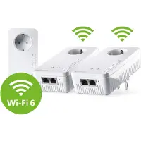 Devolo Magic 2 WiFi 6 next Powerline-Multiroom-sarja 3000 Mbit/s, valkoinen