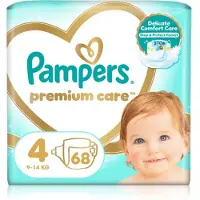 Pampers Premium Care Size 4 kertakäyttövaipat 9-14 kg 68 kg