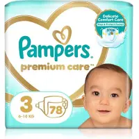 Pampers Premium Care Size 3 kertakäyttövaipat 6-10 kg 78 kpl