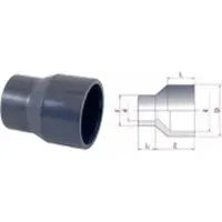 Cepex Pvc-supistuskappale Ø200-180x110 Kartiomainen Uros X Naaras Liimattava