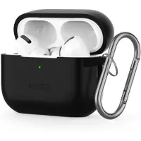 Tech-Protect Silicone Hook Case for Apple AirPods Pro 1/2 - Black