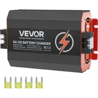 Vevor 12 V 60 A DC-DC-akkulaturi, 750 W, sisäänrakennettu akkulaturi lyijyhappo-, litium-, AGM-, geeli- ja täyteakuille, älykäs monivaiheinen lataus, matkailuautoille, hyötyajoneuvoille, veneille ja j