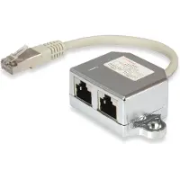 Equip 127608, Cat5e, Hopea, Akryylinitriilibutadieenistyreeni (ABS), Kulta, 0,15 m, Uros