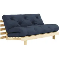 Karup Roots-futonsohva navy/mänty l 160 cm
