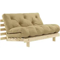Karup Roots-futonsohva wheat beige / mänty l 140 cm