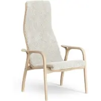 Swedese Lamino Chair Laquered Beech Offwhite Sheepskin - Nojatuolit Pyökki Luonnonvalkoinen - 23001|R1251