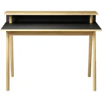 FDB Møbler C68 Nørrebro kirjoituspöytä Nero-oak nature lacquered