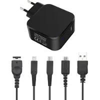 Ready2gaming Virtalähde - - R2GNINDSACADPTR - Musta - Langallinen - Laturi Switchille ja 3DS:lle