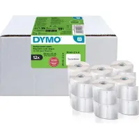Dymo Authentic LabelWriter Multi-Purpose Labels | 54 mm x 70 mm | Self Adhesive | 12 Rolls of 320 Easy-Peel Labels (3.840 Count) | for LabelWriter Label Makers | Made in Europe