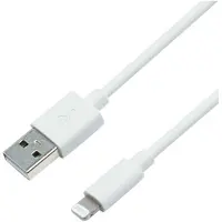 Eletra USB-A - Lightning 0,2M kaapeli, valkoinen
