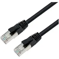 Eletra CAT8 S/FTP verkkokaapeli 0,5M, musta