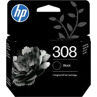 HP 308 alkuperäinen musta mustekasetti