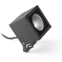 Faro LED-ulkoseinäkohdevalo Oko 230V IP65, Musta, Alumiini, Moderni