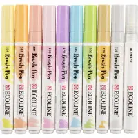 Ecoline Brush Pen-set Pastell | 10 färger