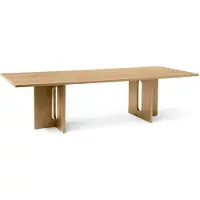 Audo Copenhagen Androgyne-ruokapöytä tammi - 278 x 109 cm
