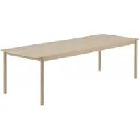 Muuto Linear Pöytä Puu 90x260 Cm - Ruokapöydät & Baaripöydät Viilu Tammi - LWDTAB260A01